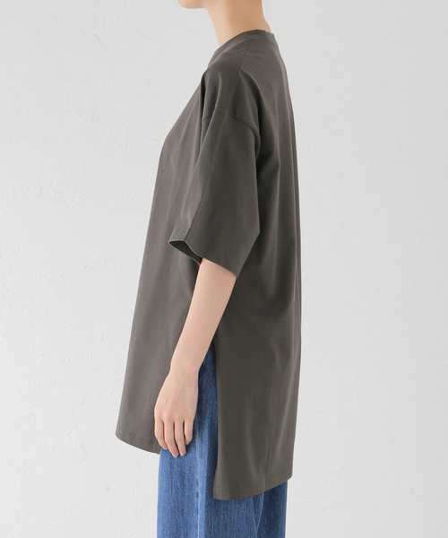 JOURNAL STANDARD LUXE(ジャーナルスタンダード ラックス)の「スワイジャージー ドロッププルオーバー(Tシャツ/カットソー・レディース・ホワイト/ブラウン/チャコールグレー・FREE)」の16枚目の写真