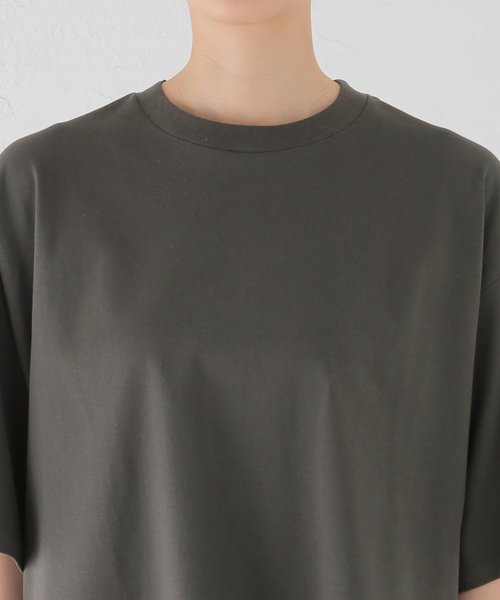 JOURNAL STANDARD LUXE(ジャーナルスタンダード ラックス)の「スワイジャージー ドロッププルオーバー(Tシャツ/カットソー・レディース・ホワイト/ブラウン/チャコールグレー・FREE)」の14枚目の写真