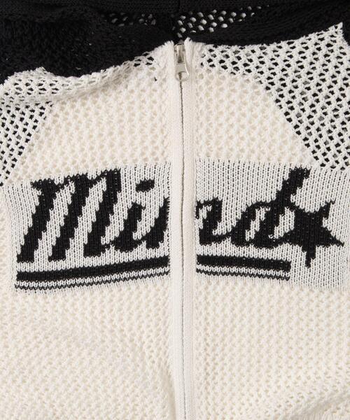 WEGO（ウィゴー）の「WEGO/メッシュラグランニットパーカー（パーカー・レディース・ブラック/ワイン・FREE）」の19枚目の写真