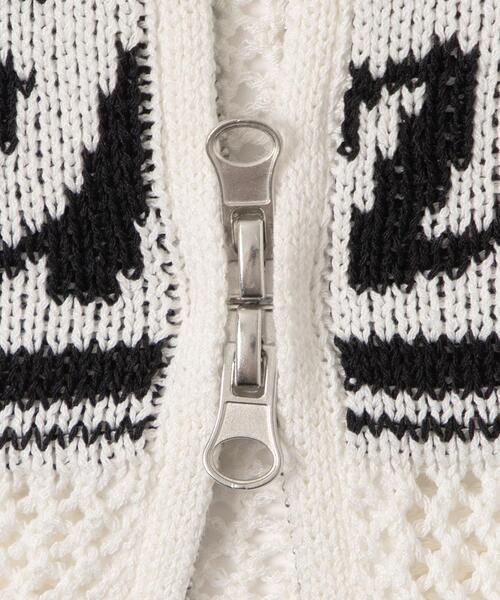 WEGO（ウィゴー）の「WEGO/メッシュラグランニットパーカー（パーカー・レディース・ブラック/ワイン・FREE）」の21枚目の写真