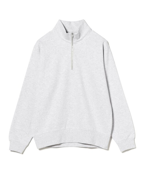 BEAMS DESIGN グレー ハーフジップジャケット L BEAMS DESIGN グレー ハーフジップジャケット L BEAMS Half Zip