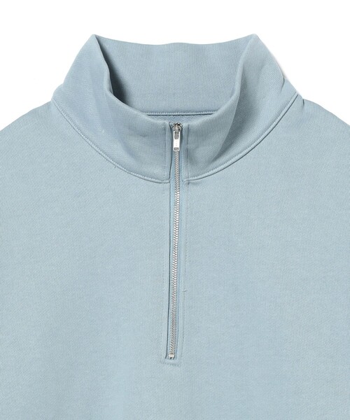 BEAMS（ビームス）の「ハーフジップ スウェット（スウェット・メンズ・アッシュグレー/サックスブルー・S/M/L/XL）」の15枚目の写真