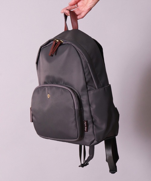 Legato Largo（レガートラルゴ）の「(LF)【Legato Largo】肩楽(かたらく) ナイロン ミニ リュック（バックパック/リュック・レディース・ネイビー/グレー/ライトブラウン/ブラック・ONE SIZE）」の9枚目の写真