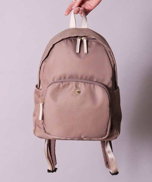 Legato Largo（レガートラルゴ）の「(LF)【Legato Largo】肩楽(かたらく) ナイロン ミニ リュック（バックパック/リュック・レディース・ネイビー/グレー/ライトブラウン/ブラック・ONE SIZE）」の10枚目の写真