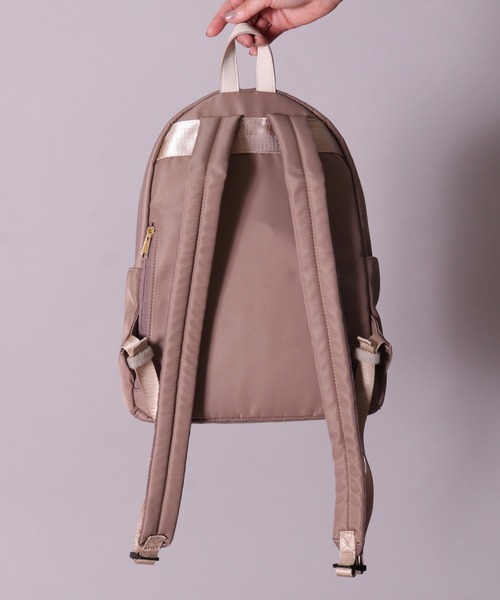 Legato Largo（レガートラルゴ）の「(LF)【Legato Largo】肩楽(かたらく) ナイロン ミニ リュック（バックパック/リュック・レディース・ネイビー/グレー/ライトブラウン/ブラック・ONE SIZE）」の13枚目の写真