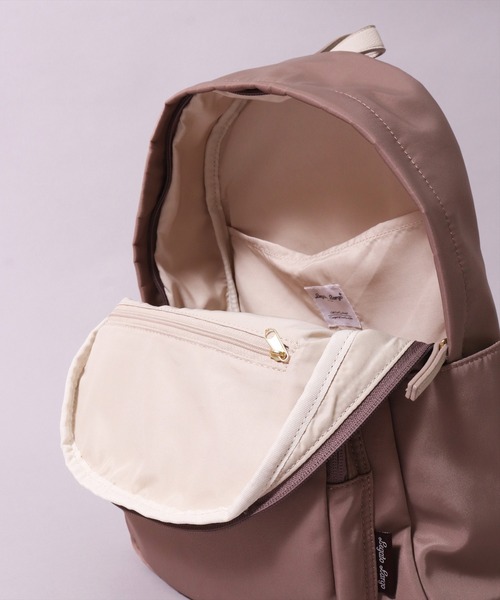 Legato Largo（レガートラルゴ）の「(LF)【Legato Largo】肩楽(かたらく) ナイロン ミニ リュック（バックパック/リュック・レディース・ネイビー/グレー/ライトブラウン/ブラック・ONE SIZE）」の18枚目の写真