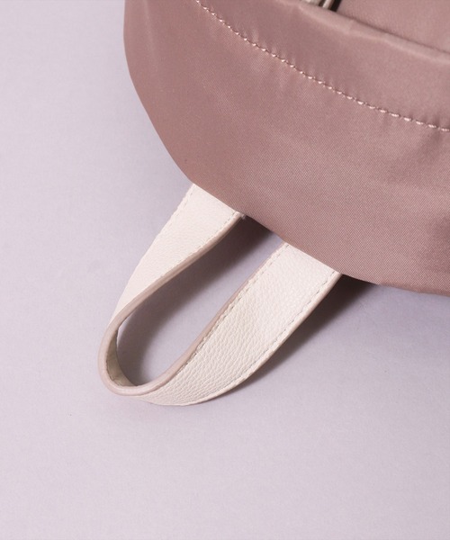 Legato Largo（レガートラルゴ）の「(LF)【Legato Largo】肩楽(かたらく) ナイロン ミニ リュック（バックパック/リュック・レディース・ネイビー/グレー/ライトブラウン/ブラック・ONE SIZE）」の20枚目の写真