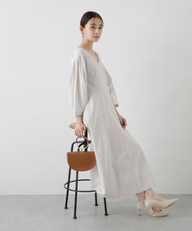 【ZOZO限定】Vネックタックスリーブワンピース