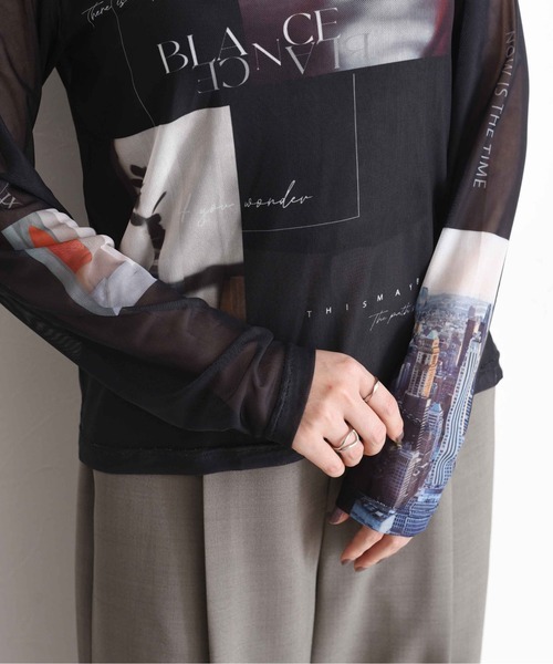 フォトプリント パワーメッシュプルオーバー（Tシャツ