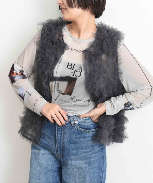 フォトプリント パワーメッシュプルオーバー（Tシャツ