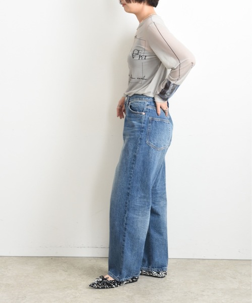 Eimee Law デニムプリントシャツ フォトプリント パワーメッシュプルオーバー（Tシャツ