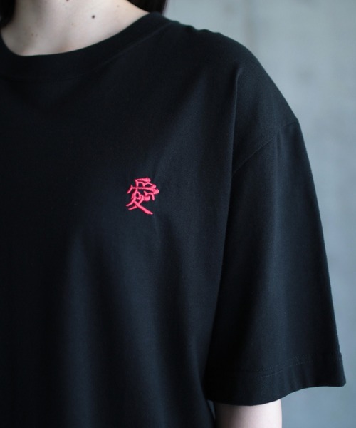 セール】LOVE AND LIE EMBROIDERY H/S TEE（Tシャツ/カットソー