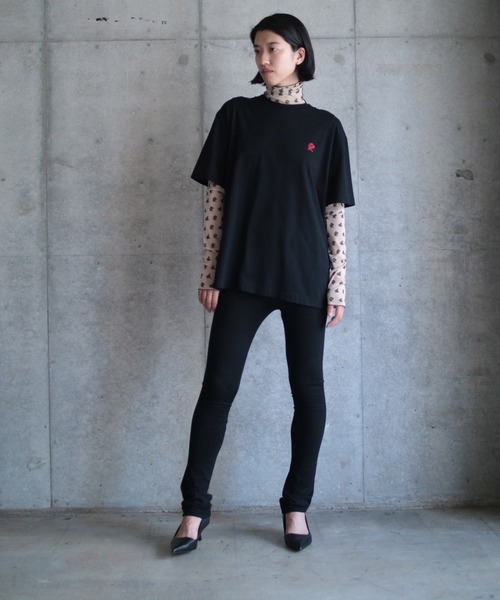 トップス LOVE AND LIE EMBROIDERY H/S TEE G.V.G.V. LOVE AND LIE EMBROIDERY H/S TEE【PINK】 | k3 online store
