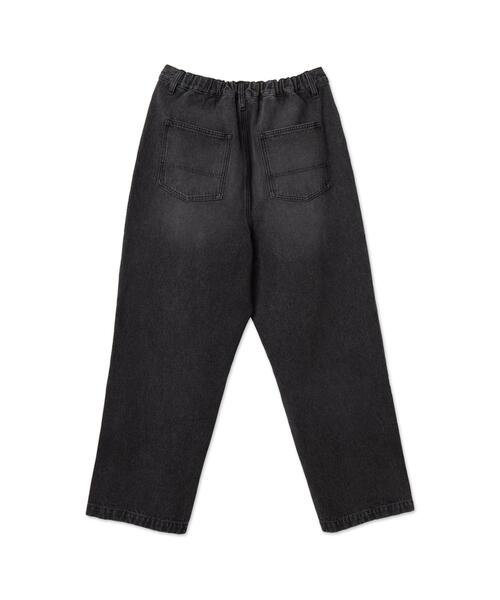 WEGO(ウィゴー)の「WEGO/デニムルーズテーパードパンツ(デニムパンツ・メンズ・グレー/コバルトブルー/ライトインディゴブルー/ブラック・SMALL/LARGE/MEDIUM)」の9枚目の写真