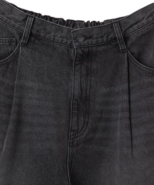 WEGO(ウィゴー)の「WEGO/デニムルーズテーパードパンツ(デニムパンツ・メンズ・グレー/コバルトブルー/ライトインディゴブルー/ブラック・SMALL/LARGE/MEDIUM)」の10枚目の写真