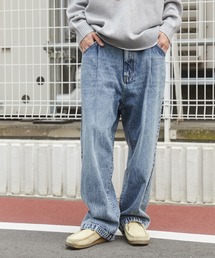 WEGO | WEGO/【24年秋冬新作】デニムルーズテーパードパンツ(デニムパンツ)