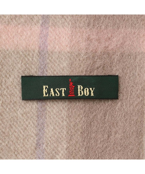 EASTBOY(イーストボーイ)の「マフラー チェック スクール(マフラー・キッズ・サックスブルー系/ベージュ系・F)」の3枚目の写真