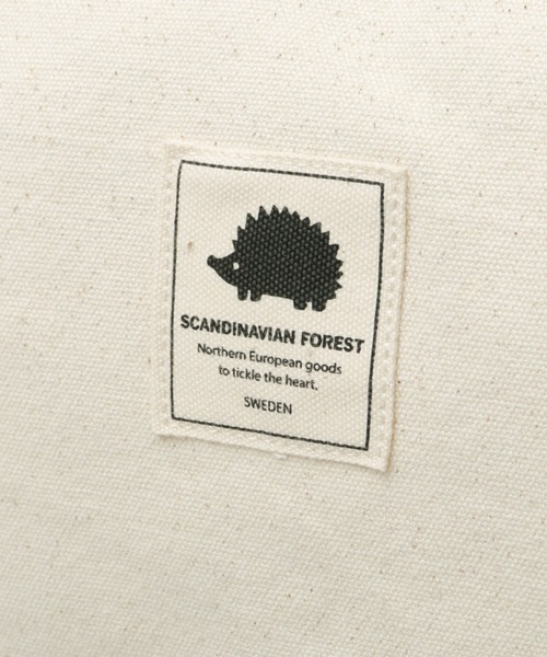 SCANDINAVIAN FOREST(スカンジナビアン・フォレスト)の「キャンバス 2WAY ショルダー トートバッグ(トートバッグ・レディース・オフホワイト/ブラック/チャコール・FREE)」の11枚目の写真