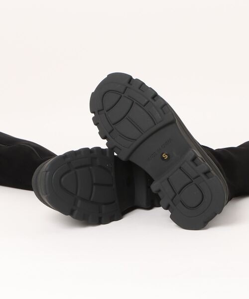 one wayザッカ（ワンウェイザッカ）の「タンクソールロングブーツ（ブーツ・レディース・ブラック系その他/ブラック・SMALL/MEDIUM/LARGE）」の4枚目の写真