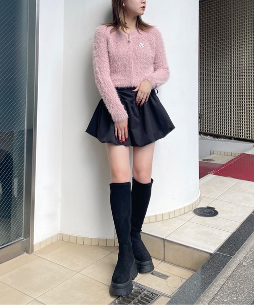 one wayザッカ（ワンウェイザッカ）の「タンクソールロングブーツ（ブーツ・レディース・ブラック系その他/ブラック・SMALL/MEDIUM/LARGE）」の10枚目の写真