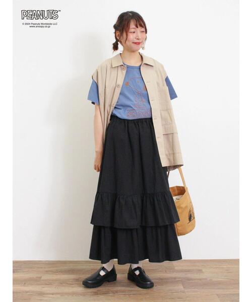 Samansa Mos2（サマンサ モスモス）の「ミリタリーベスト（ベスト・レディース・モカ/カーキ/ベージュ・F）」の16枚目の写真