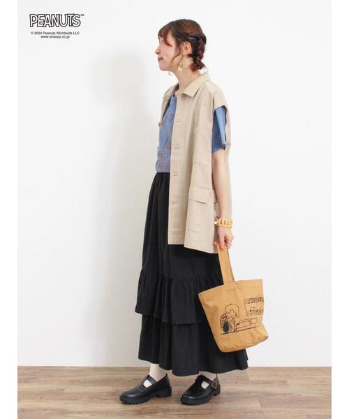 Samansa Mos2（サマンサ モスモス）の「ミリタリーベスト（ベスト・レディース・モカ/カーキ/ベージュ・F）」の17枚目の写真