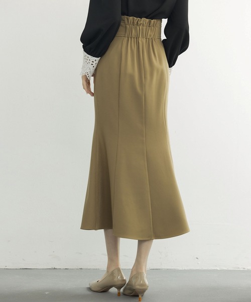 DRESS PLUS(ドレスプラス)の「ハイウエストマーメイドスカート(スカート・レディース・ブラック/アイボリー/ブラウン・S/M/L)」の15枚目の写真