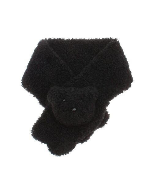 merry jenny(メリージェニー)の「bearティペット(マフラー・レディース・ブラック/ブラウン/アイボリー・FREE)」の6枚目の写真