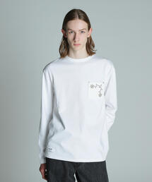 Schott/ショット/DEER FLOWER STUDS LS T-SHIRT/ディアフラワースタッズ LS Tシャツ