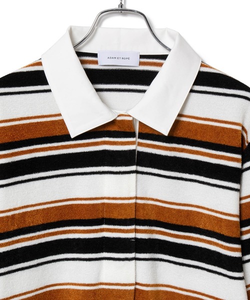 ADAM ET ROPE'(アダムエロペ)の「【洗える】ニットポロミニワンピース(ワンピース・レディース・カーキ/ブラウン系その他2・FREE)」の15枚目の写真