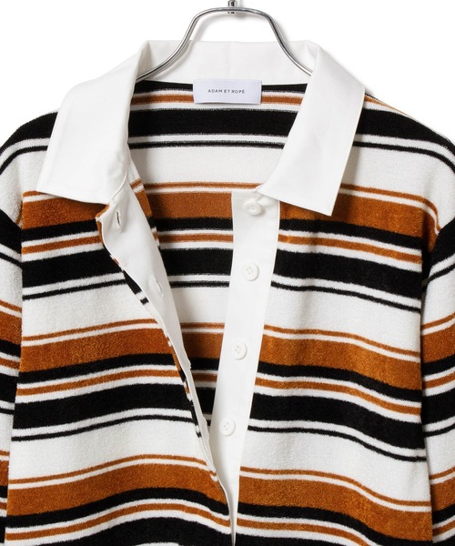 ADAM ET ROPE'(アダムエロペ)の「【洗える】ニットポロミニワンピース(ワンピース・レディース・カーキ/ブラウン系その他2・FREE)」の19枚目の写真