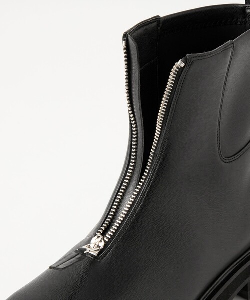 green label relaxing（グリーンレーベルリラクシング）の「フロントZIP ショートブーツ -撥水-（ブーツ・レディース・ベージュ/ブラック・S/XL/M/L）」の14枚目の写真