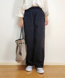 LOSUCA | ストレッチツイル ワイドベイカーパンツ(その他パンツ)