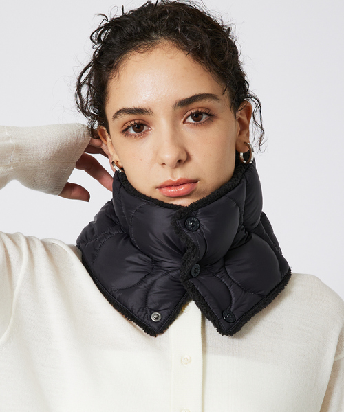 WEB限定】TAION/タイオン リバーシブル ダウン ネックゲイター