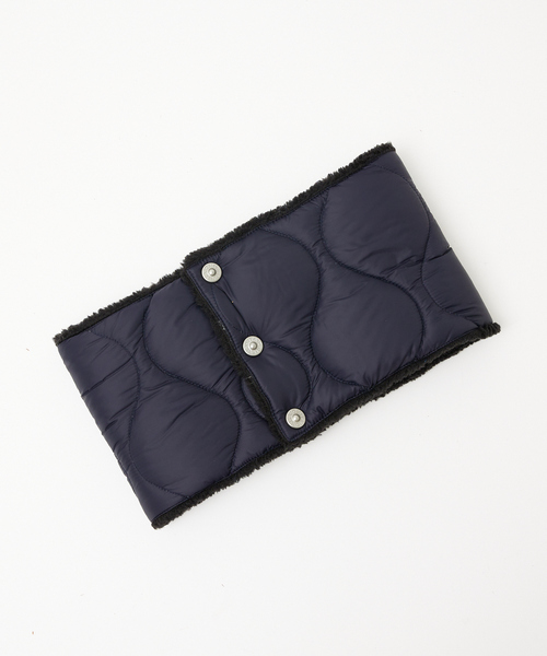 TAION（タイオン）の「【WEB限定】TAION/タイオン リバーシブル ダウン ネックゲイター(R203ALSML-1NECK WARMER)（ネックウォーマー/スヌード・メンズ・ダークネイビー/ブラック/グリーン系その他/カーキ/ブラック系1/グリーン系その他2/ブルー系1/グリーン系その他3・フリー）」の17枚目の写真