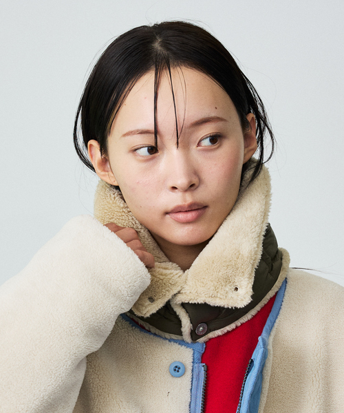 TAION（タイオン）の「【WEB限定】TAION/タイオン リバーシブル ダウン ネックゲイター(R203ALSML-1NECK WARMER)（ネックウォーマー/スヌード・メンズ・ダークネイビー/ブラック/グリーン系その他/カーキ/ブラック系1/グリーン系その他2/ブルー系1/グリーン系その他3・フリー）」の20枚目の写真