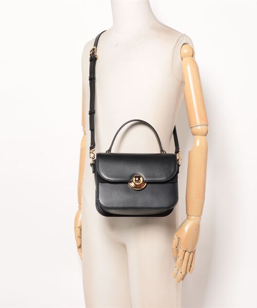 FURLA(フルラ)の「フルラ スフェラ ミニトップハンドルバッグ(ハンドバッグ・レディース・ブラック/ライトブラウン/ホワイト・ONE SIZE)」の9枚目の写真