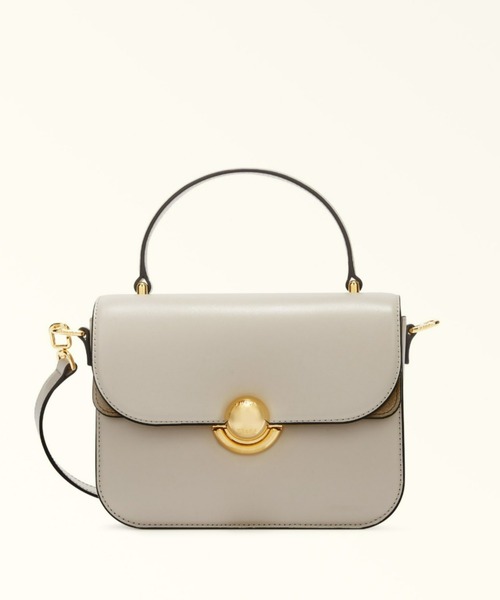 FURLA(フルラ)の「フルラ スフェラ (Furla Sfera) ミニトップハンドルバッグ(ハンドバッグ・レディース・ブラック/ライトブラウン/ホワイト/ライトグレー・ONE SIZE)」の3枚目の写真