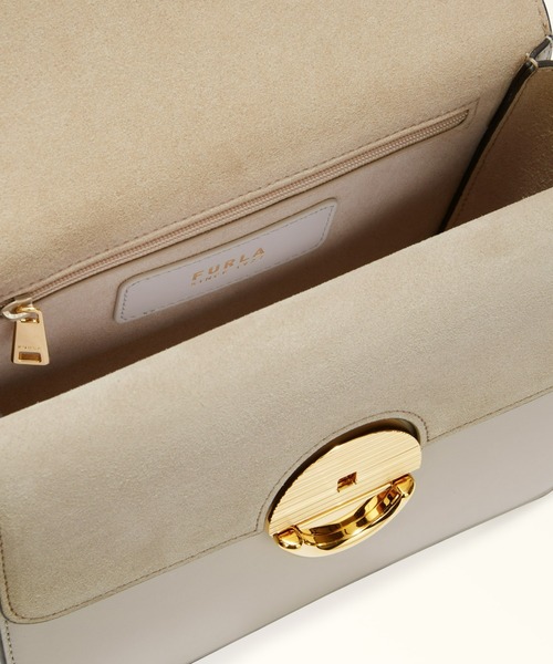 FURLA(フルラ)の「フルラ スフェラ ミニトップハンドルバッグ(ハンドバッグ・レディース・ブラック/ライトブラウン/ホワイト・ONE SIZE)」の17枚目の写真