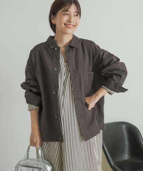 コットンツイルドルマンジャケット