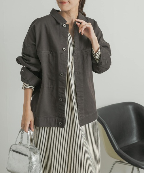 コットンツイルドルマンジャケット