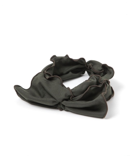 studio CLIP（スタディオクリップ）の「リボンターバン（ヘアバンド・レディース・ライトグレー/ブラック/カーキ・FREE）」の3枚目の写真