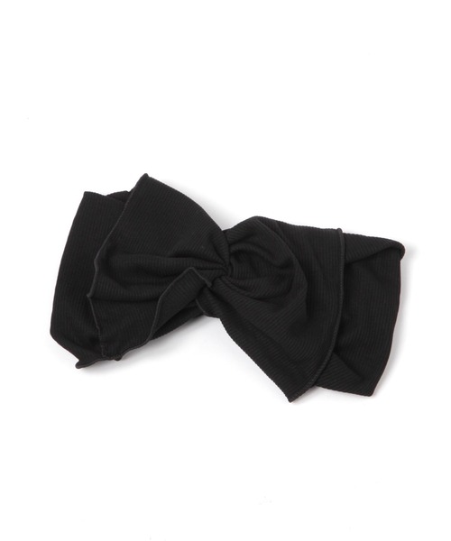 studio CLIP（スタディオクリップ）の「リボンターバン（ヘアバンド・レディース・ライトグレー/ブラック/カーキ・FREE）」の9枚目の写真