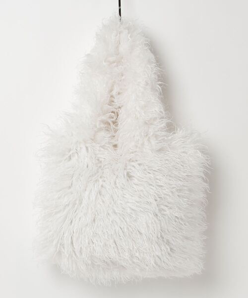 paravion（パラビオン）の「ファーバッグ（トートバッグ・レディース・ブラック/ホワイト・FREE）」の11枚目の写真