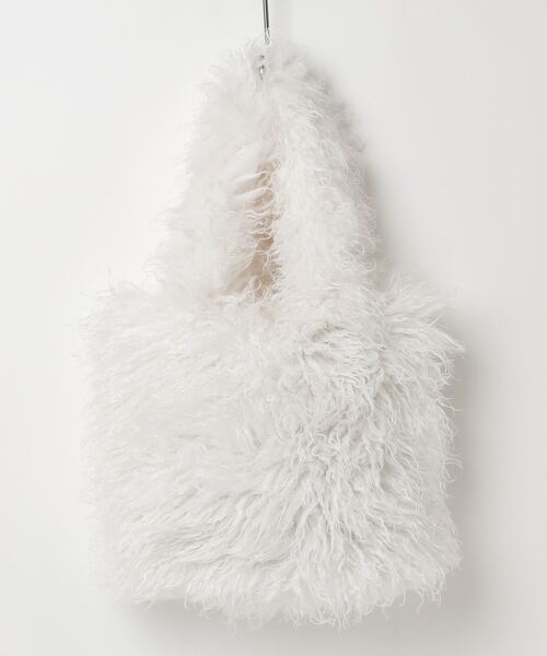 paravion（パラビオン）の「ファーバッグ（トートバッグ・レディース・ブラック/ホワイト・FREE）」の12枚目の写真