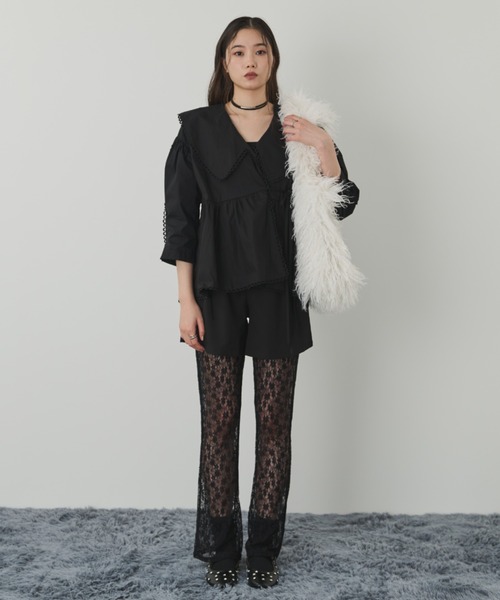 paravion（パラビオン）の「ファーバッグ（トートバッグ・レディース・ブラック/ホワイト・FREE）」の8枚目の写真