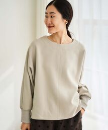 le.coeur blanc | 裏起毛ストレッチドルマンプルオーバー(Tシャツ/カットソー)