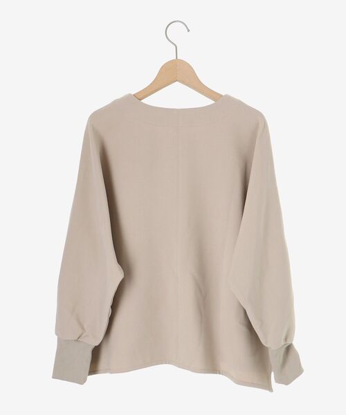 le.coeur blanc（ルクールブラン）の「裏起毛ストレッチドルマンプルオーバー（Tシャツ/カットソー・レディース・オレンジ/グレイッシュベージュ/ブラック・38）」の20枚目の写真