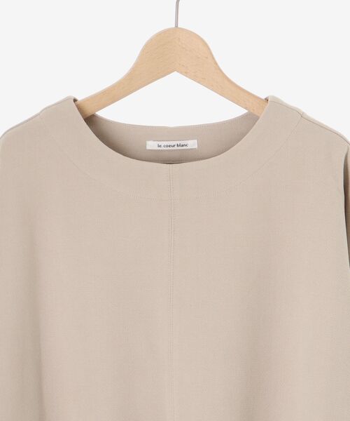 le.coeur blanc（ルクールブラン）の「裏起毛ストレッチドルマンプルオーバー（Tシャツ/カットソー・レディース・オレンジ/グレイッシュベージュ/ブラック・38）」の21枚目の写真