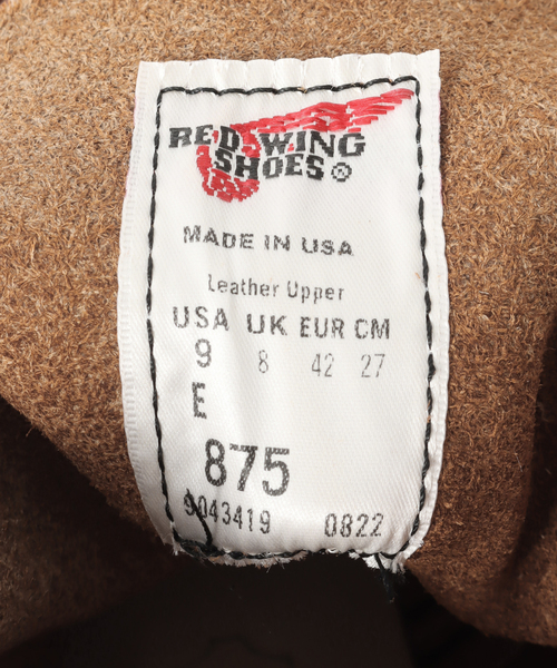 RED WING(レッドウィング)の「RED WING / レッドウイング 6 Classic MOC(ブーツ・メンズ・チョコ・80/85)」の9枚目の写真